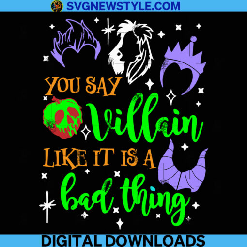 You say Villain like its a bad thing Svg