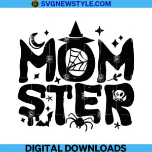 Momster svg Cricut File