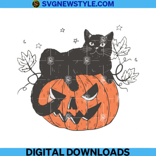 Black Cat Pumpkin Png