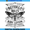 Buffalo Bill's Body Lotion Svg