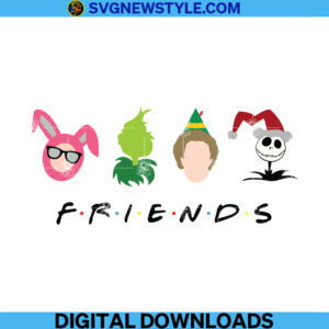 Christmas Friends Svg Png File