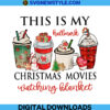 Christmas Movies Watching Blanket Png