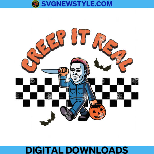 Creep It Real Horror Svg