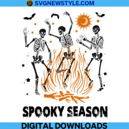 Dancing Skeleton Spooky Season Halloween Png