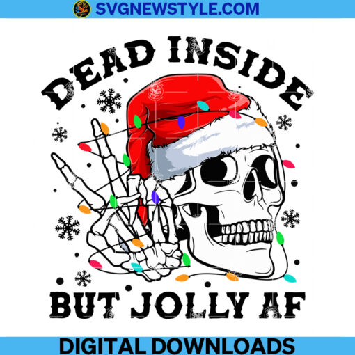 Inside Skeleton Christmas Svg