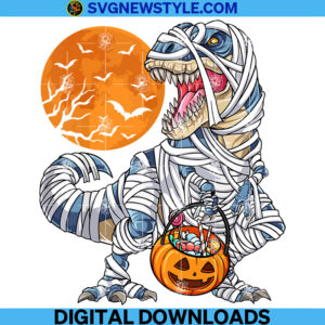 Dinosaur Halloween Png File, Spooky Saurus Rex Png, Designs Downloads