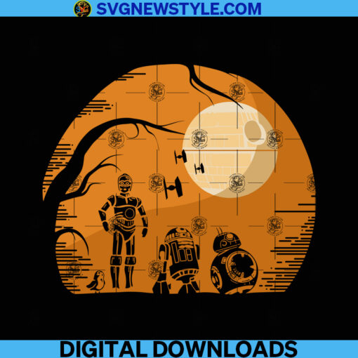 Droids Halloween Svg