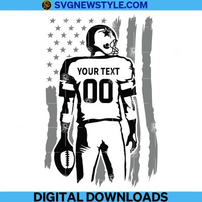 Football Player Svg American Football Svg Football Game Day Svg Football Team Svg Png Svg