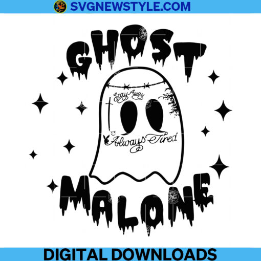 Ghost Malone Svg