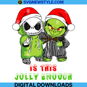 Grinch And Jack Skellington Svg