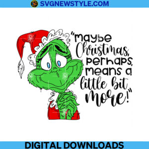 Grinch Santa Svg Png