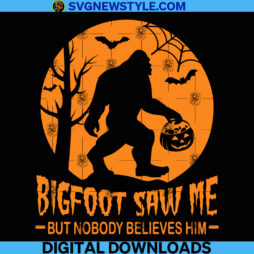 Halloween Bigfoot Svg