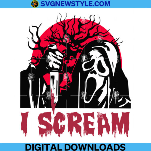 Halloween I Scream Svg