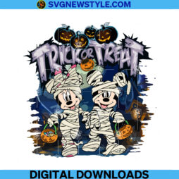 Halloween Mickey Minnie Trick or Treat Png