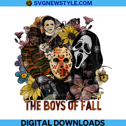 Halloween floral The Boys of Fall Png