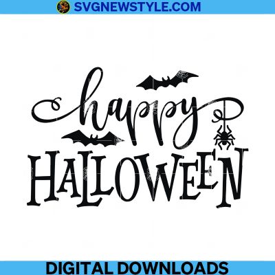 Happy Halloween Svg, Halloween Svg, Bats Svg, Spider Svg, Hocus Pocus 