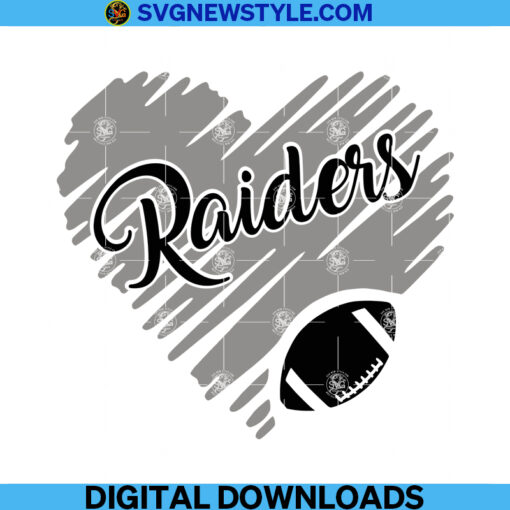 Raiders Football Svg