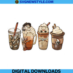 Horror Fall coffee Png