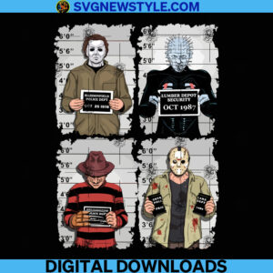 Horror Movie Characters Png Designs