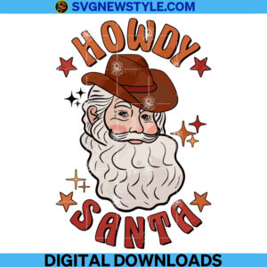 Howdy Santa Png, Cowboy Cowgirl Png, Designs Downloads