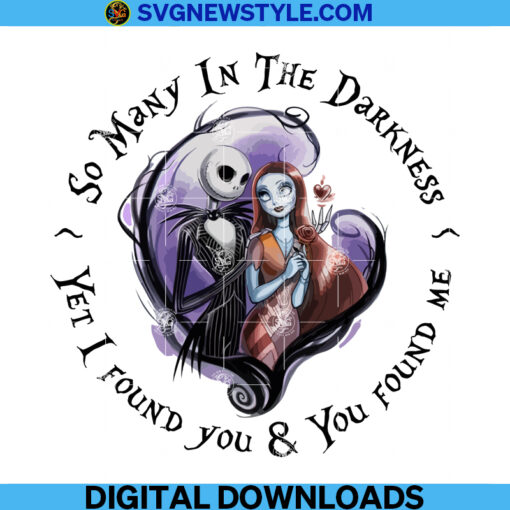 Jack And Sally In Heart Png