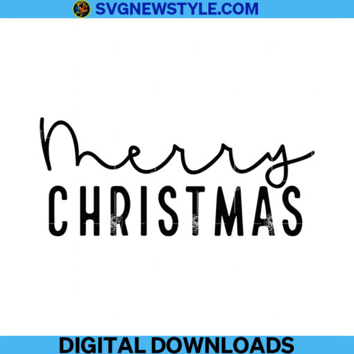 Merry Christmas Svg Cricut