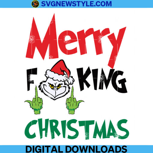 Merry Fucking Christmas Svg