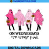 On Wednesday We Wear Pink Ghost Png