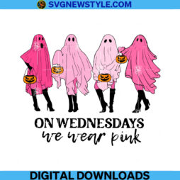 On Wednesday We Wear Pink Ghost Png