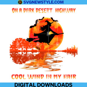 On a dark desert highway cool wind in my hair Png