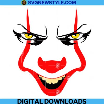 Pennywise Svg, Halloween Movie Svg, Movie Killers Svg, Horror Movie Svg ...