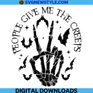 People give me the creeps Svg Png