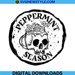 Peppermint Season Svg