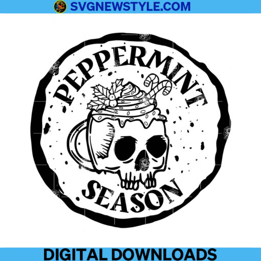 Peppermint Season Svg