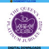 Queen Elizabeth II Platinum Jubilee 2022 Svg