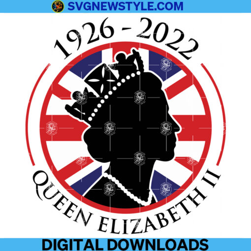 Queen Elizabeth II Memorial Svg