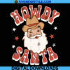 Howdy Santa Western Svg