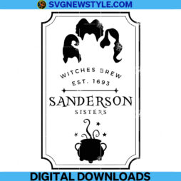 Sanderson Sisters Brewing Company Svg