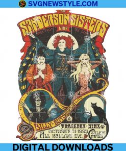 Sanderson Sisters Png Sublimations, Back from live the dead Png, Sublimation File