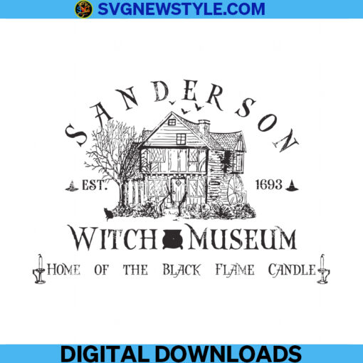 Sanderson Witch Museum Svg Png