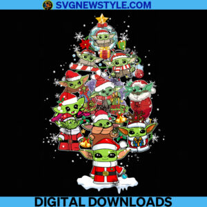 Santa Baby Yoda Disney Christmas Png