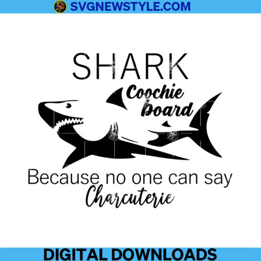 Shark coochie board svg