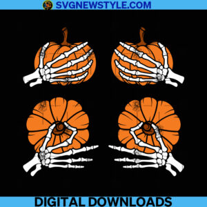 Skeleton Boob Hands Bundle Svg, Png, Dxf, Eps, Instant Download