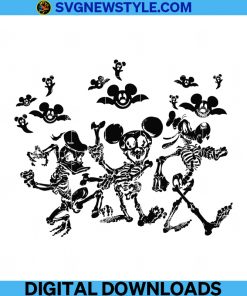 Skeletons Svg, Bats Halloween Svg, Trick Or Treat Svg, Halloween Masquerade Svg, Png.