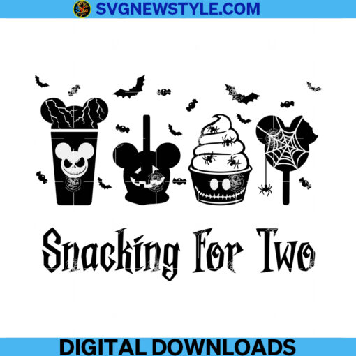 Snacking for two Svg Png