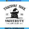 Thackery binx University Witch Hunter Svg