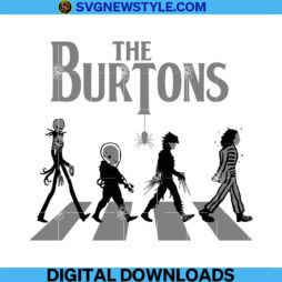The Burtons Abbey Road Beetlejuice Svg