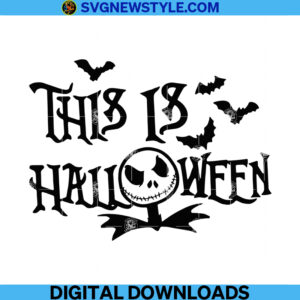 This Is Halloween Svg, Jack Skellington SVG, PNG, EPS, DXF