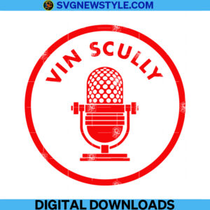 Vin Scully Mic Svg