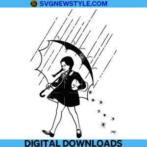 Wednesday Addams Svg Png